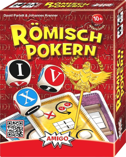 ローマ数字ダイス Romisch Pokern 日本人にはなじみの薄いローマ数字を使ったゲーム です 6面ダイスの3面は I 1 2面が X 10 1面が V 5です このダイス6個を使ってローマ数字を作ります アナログゲーム ボード ゲーム速報